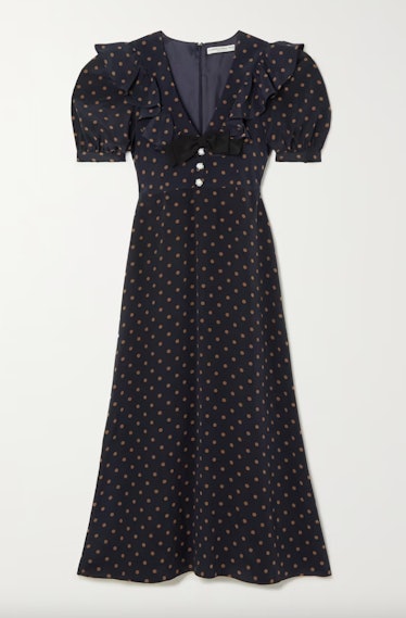 Kate Middleton's Navy Polka Dot Dress Feels Like A Princess Diana ...