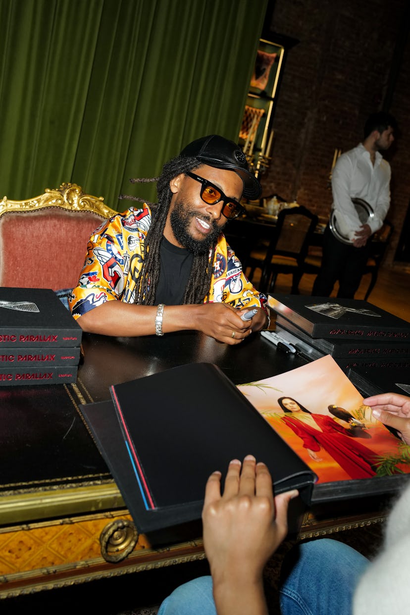Awol Erizku at his book signing