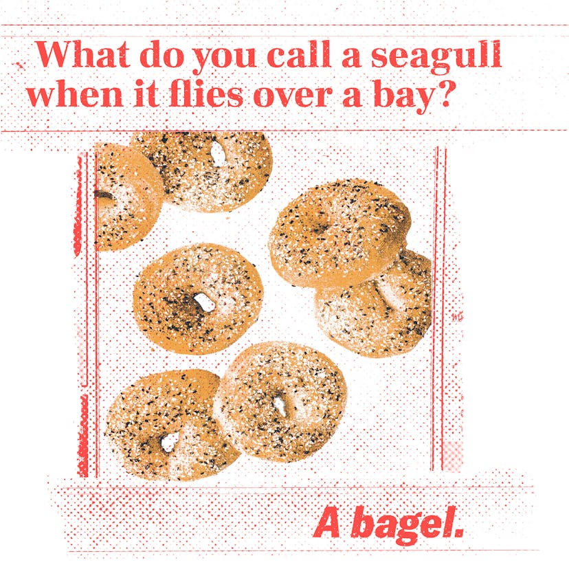 4133d6f7 89d1 446d 9ca9 4c1045c69dbc insert bagel Funny Jokes for Kids: How do you make an octopus laugh?