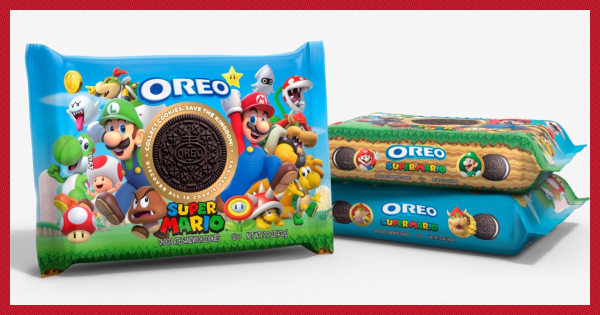 Oreo Drops Limited-Edition Super Mario Cookies with Different Characters in  Every Pack
