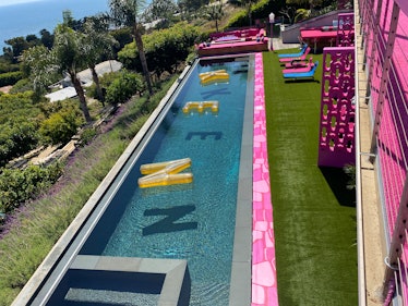 The Barbie Malibu DreamHouse has an infinity pool. 