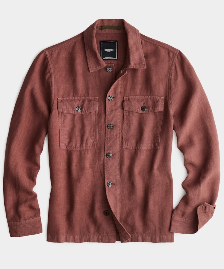 Italian Linen CPO Shirt Jacket