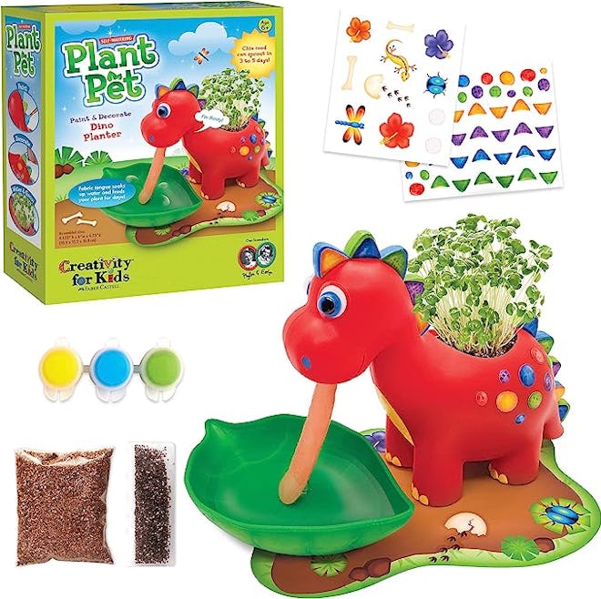 One of the hottest toys of summer 2023, the Creativity for Kids Plant Pet Paint & Decorate Dino Plan...