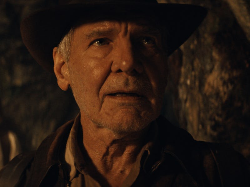Harrison Ford as Indiana Jones in Indiana Jones and the Dial of Destiny