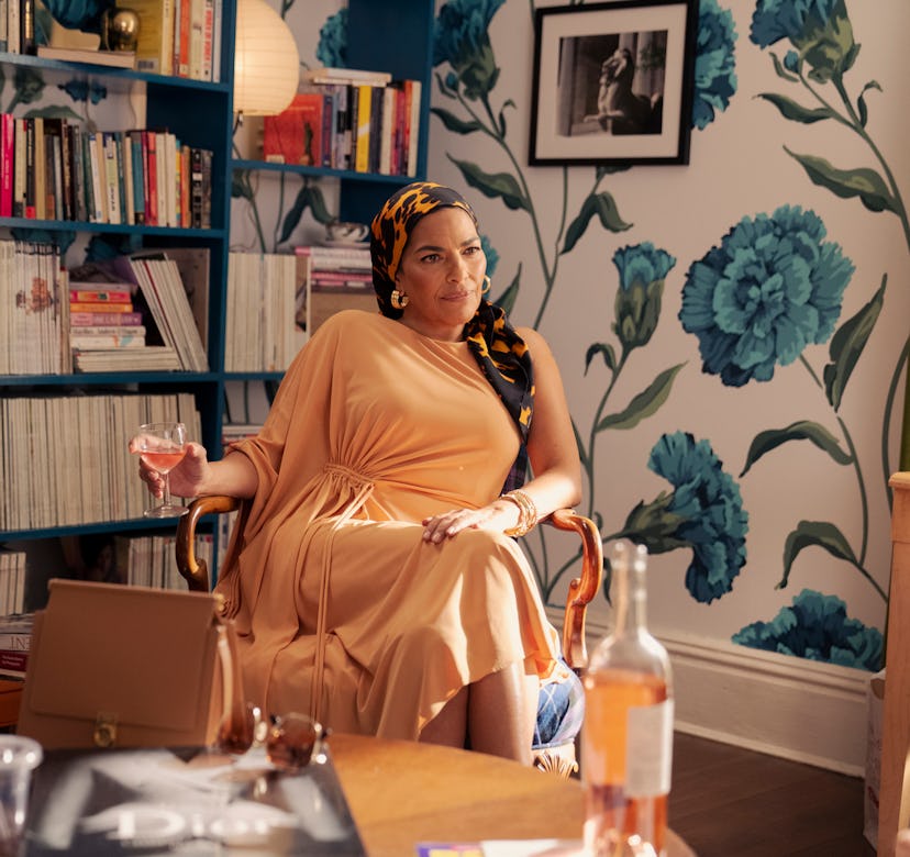 Sarita Choudhury filming and just like that season 2 episode 3
