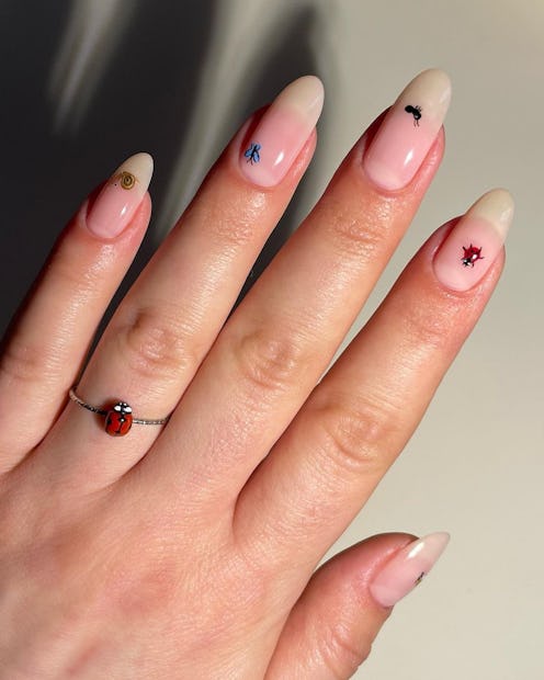 Bug nails are trending on TikTok and they're actually cute.