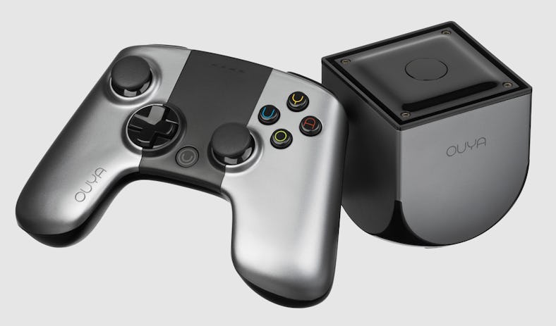 Ouya console and controller
