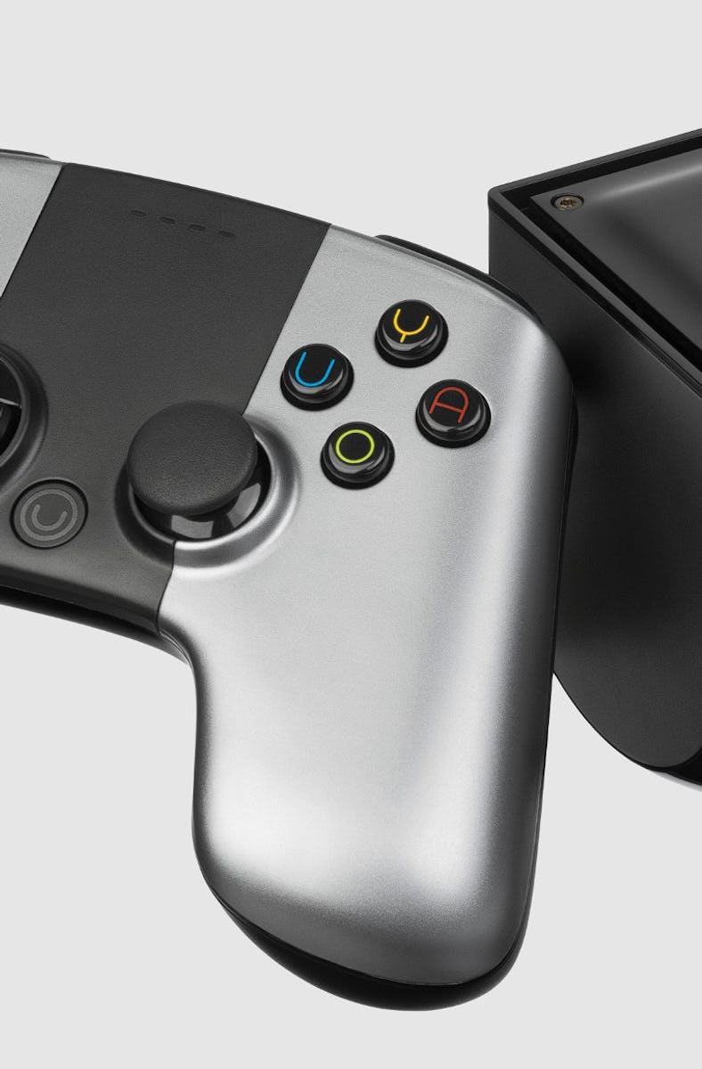 Ouya console and controller