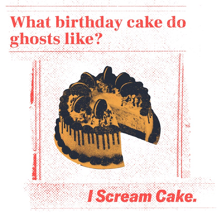 d7d52460 ab96 417d bf18 81b1f7baf9c2 insert cake Corny jokes: What birthday cake do ghosts like?