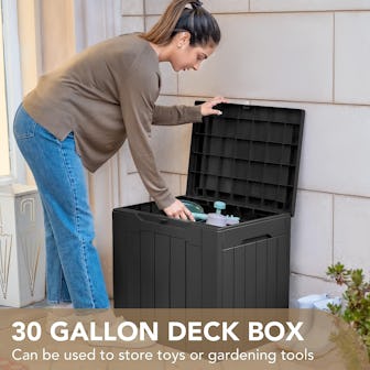 Devoko 30-Gallon Resin Deck Box