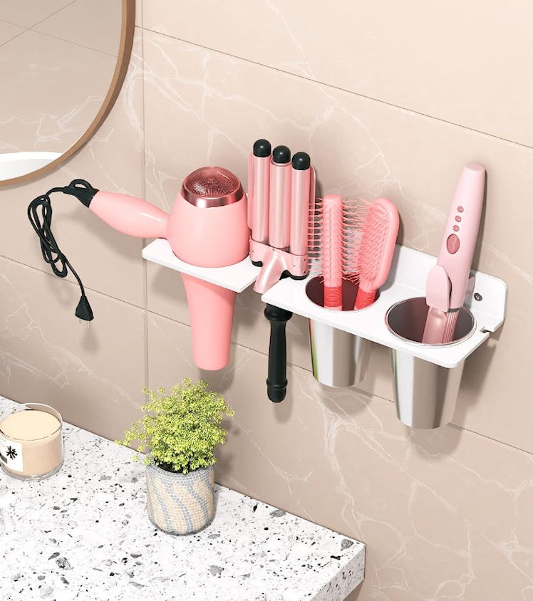 HIIMIEI Hair Tool Organizer Wall Mount
