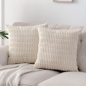 Fancy Homi Decorative Throw Pillow Covers (2-Pack)