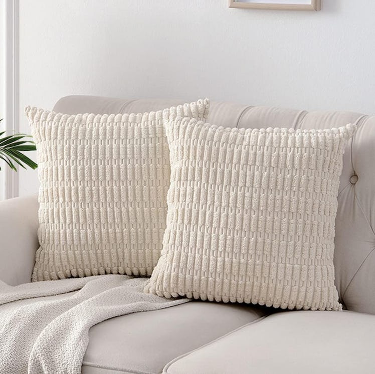 Fancy Homi Decorative Throw Pillow Covers (2-Pack)