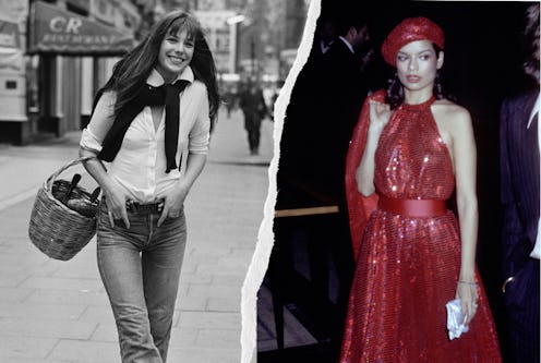 Jane Birkin and Bianca Jagger's style in the '70s.