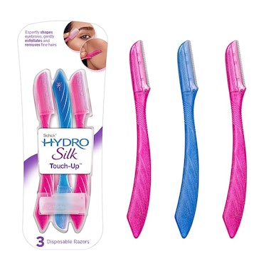 Schick Hydro Silk Touch-Up Exfoliating Dermaplaning Tool (3-Pack)