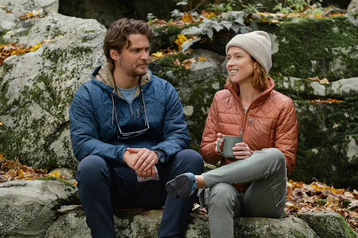 Luke Gimes and Ellie Kemper in 'Happiness For Beginners'