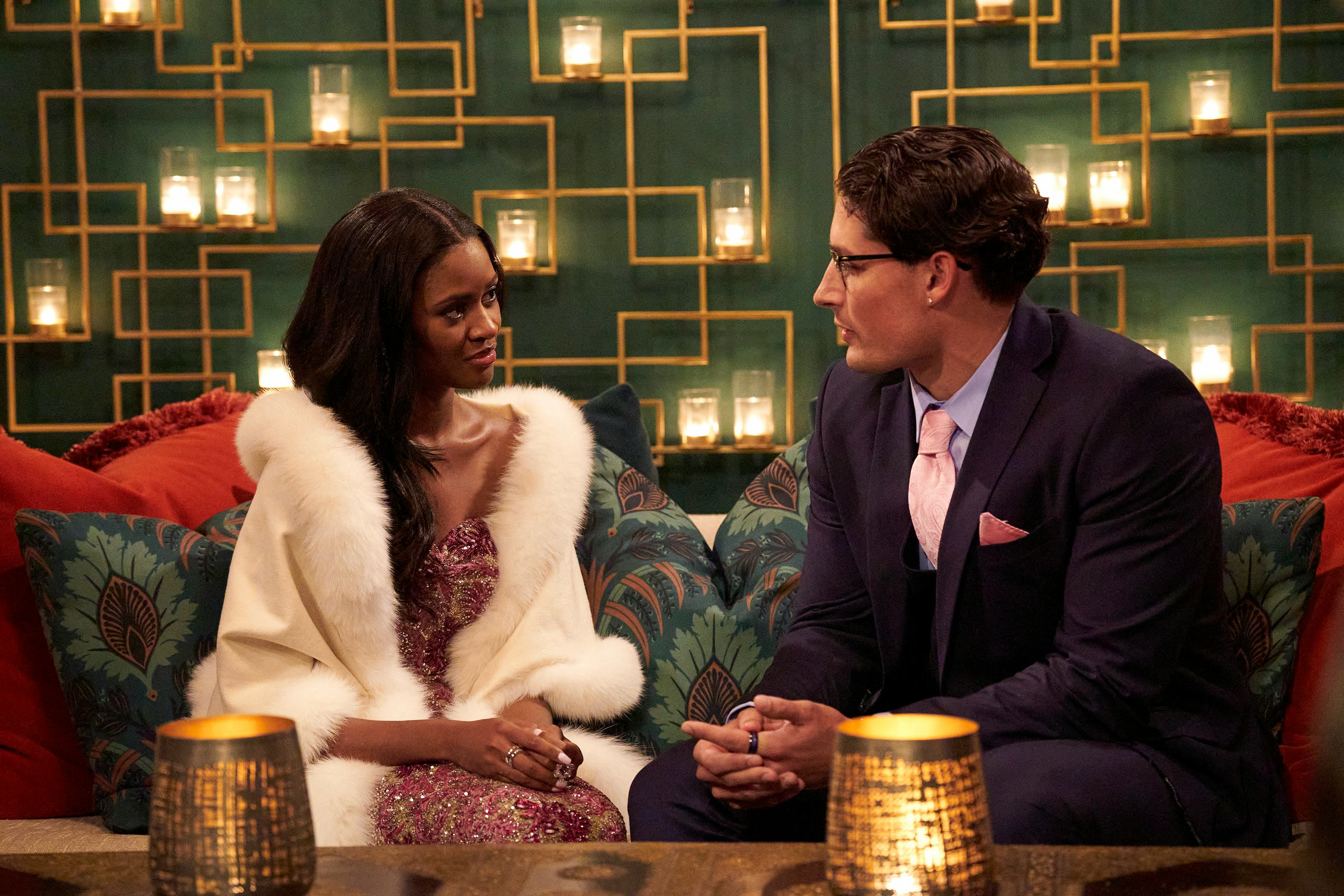 Charity and Brayden on &lsquo;The Bachelorette.&rsquo; Photo via ABC