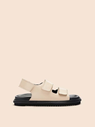 maguire Tavira Buttermilk Sandal Velcro straps sandals