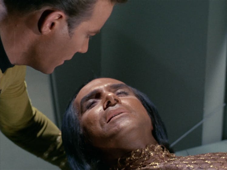 Kirk and Khan in "Space Seed"