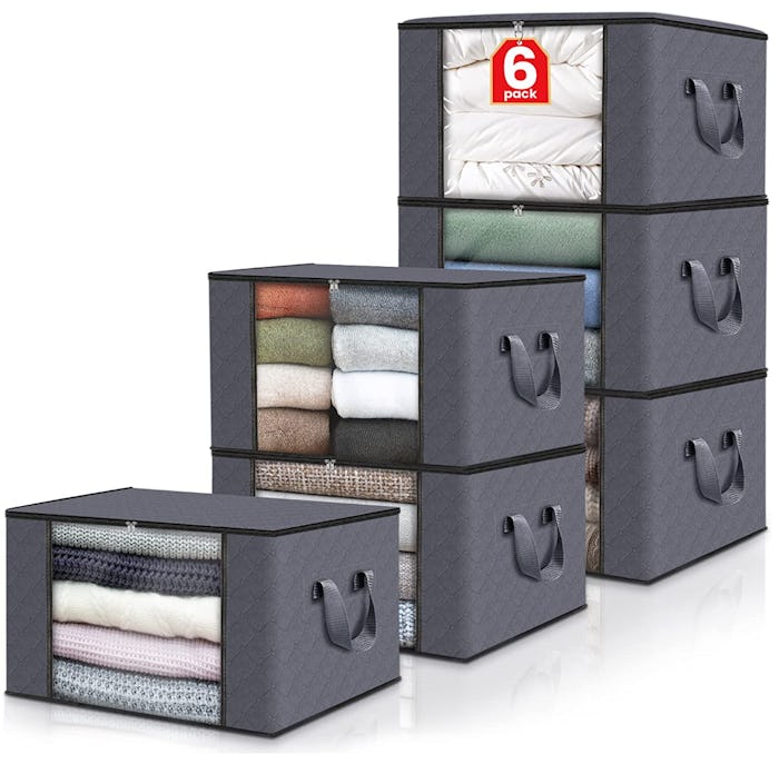 Fab Totes Foldable Storage Bags (6-Pack)