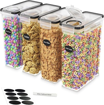 DWËLLZA KITCHEN Cereal Containers Storage Set (Set Of 4)