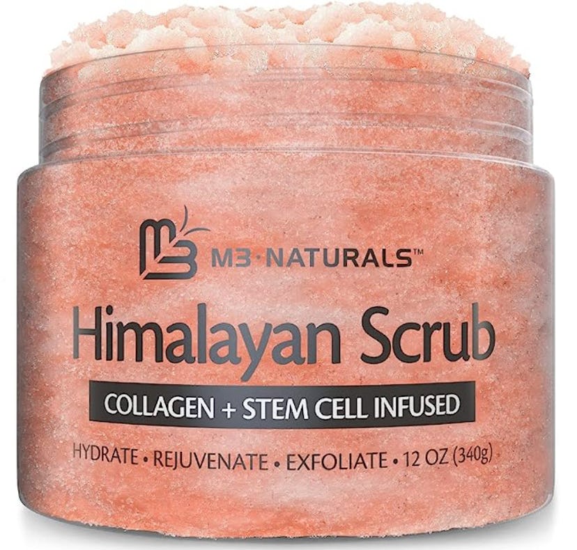 M3 Naturals Himalayan Salt Foot and Body Scrub, 12 Oz.