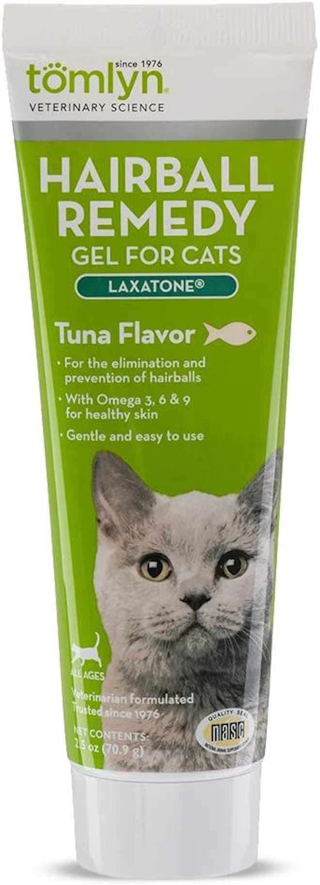 TOMLYN Laxatone Tuna-Flavored Hairball Remedy Gel
