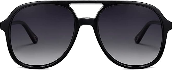 SOJOS Retro Square Polarized Aviator Sunglasses