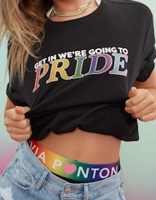 Olivia Ponton’s Pride boxers are part of her American Eagle collaboration.