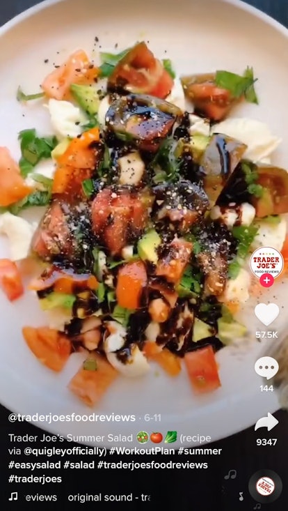 A summer salad on TikTok uses two must-have products from Trader Joe's.