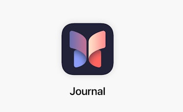The new Journal app in iOS.
