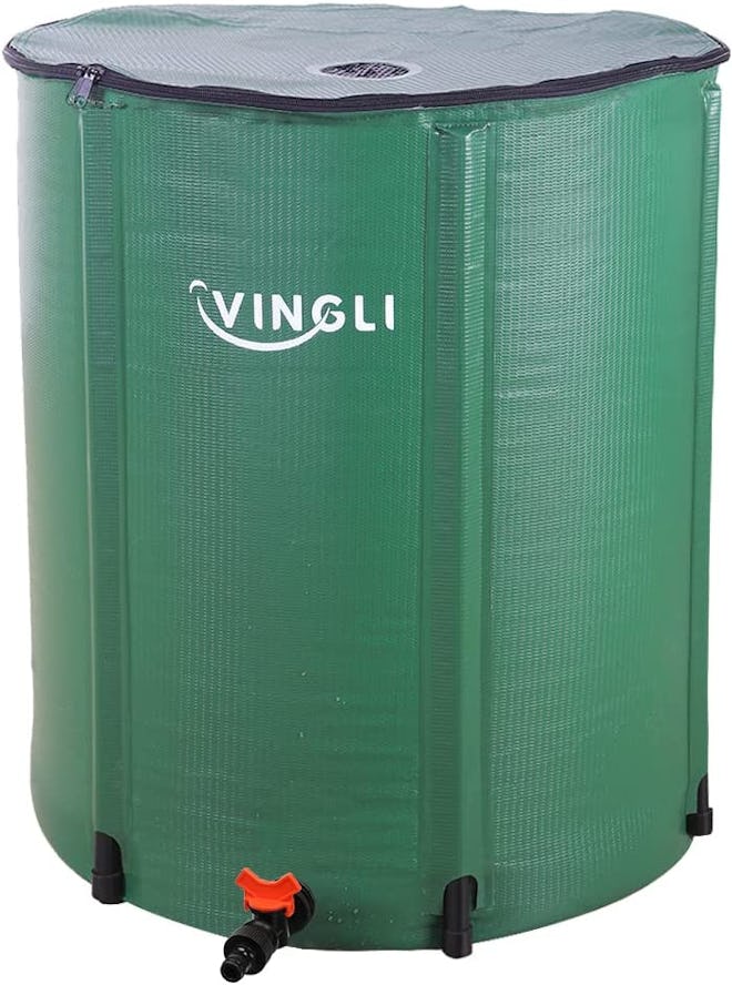 VINGLI 50 Gallon Collapsible Rain Barrel