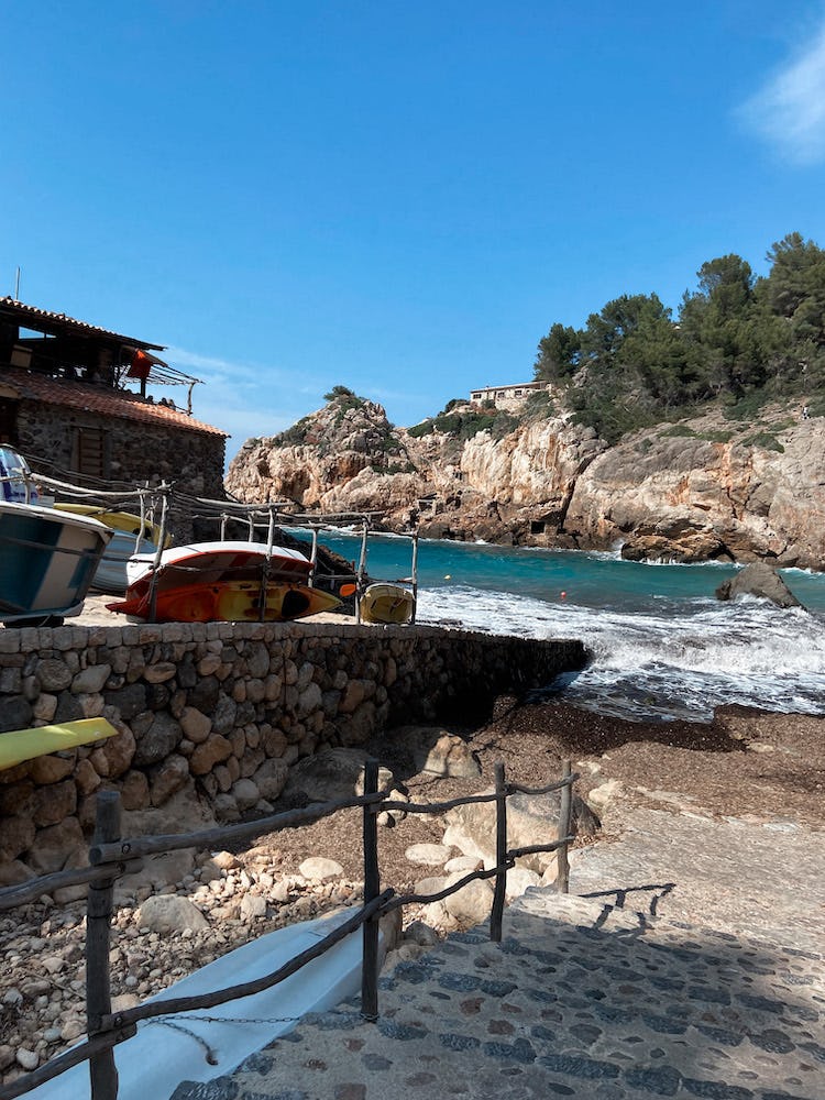 the beach at Ca’s Patró March in mallorca spain