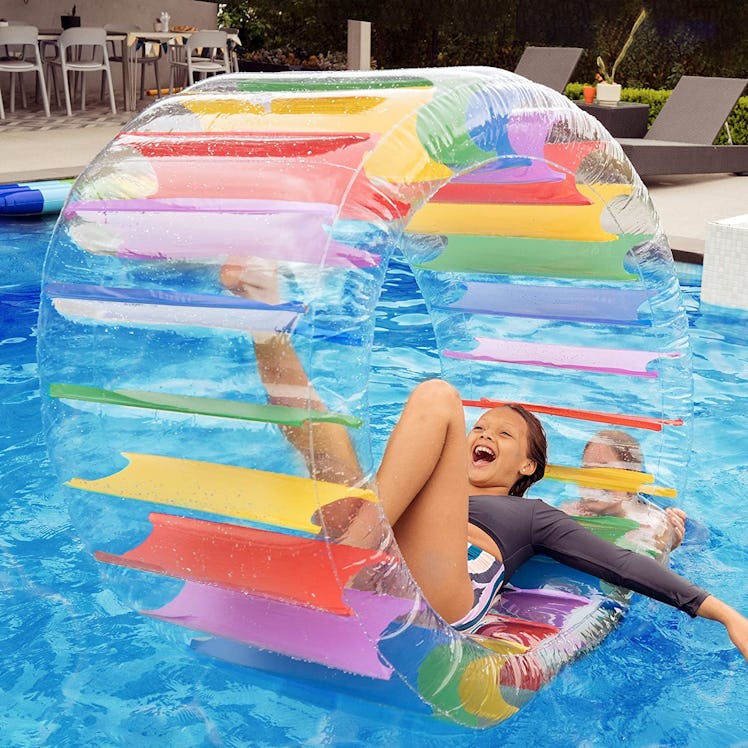 Greenco Inflatable Water Wheel Roller Float