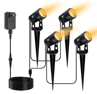 VOLISUN 4 Packs Low Voltage Landscape Spotlights