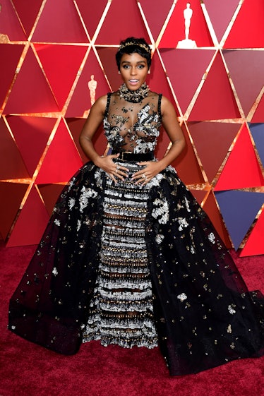 Janelle Monae arriving at the 89th Academy Awards