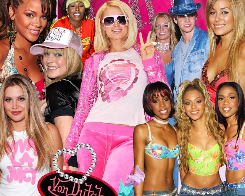 Style stars rocking Y2K trends.