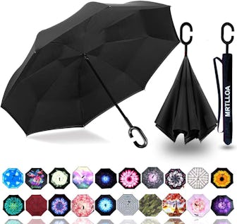 MRTLLOA Inverted Windproof Umbrella