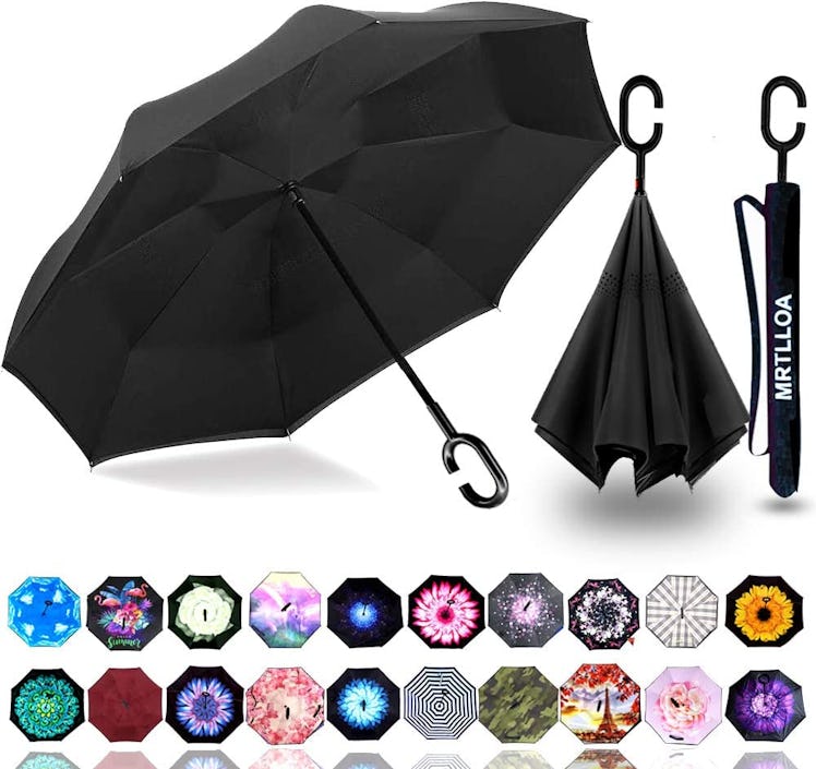 MRTLLOA Inverted Windproof Umbrella