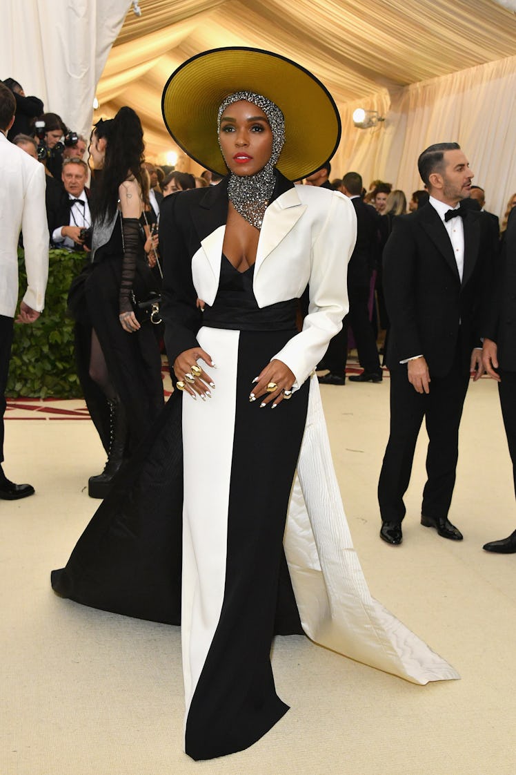 Janelle Monae attends the Heavenly Bodies: Fashion & The Catholic Imagination at the Metropolitan Mu...