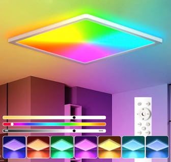BLNAN RGB Ceiling Light with Remote Control