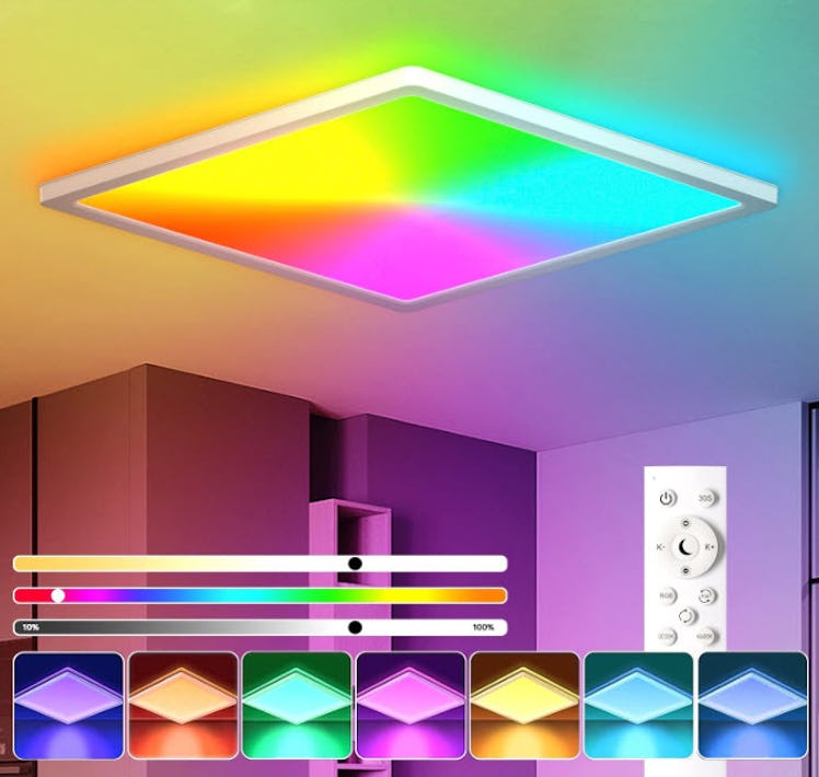 BLNAN RGB Ceiling Light with Remote Control