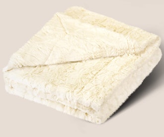 Everlasting Comfort Luxury Faux Fur Throw Blanket