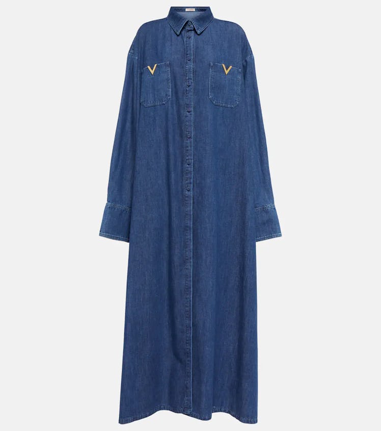 Valentino chambray shirt dress