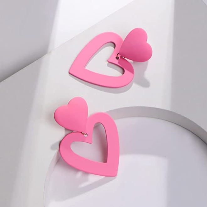 PopTopping Double Heart Earrings