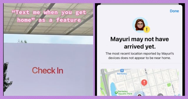 Apple announced a new iOS 17 iMessage feature called Check In that will make it easier to check in w...