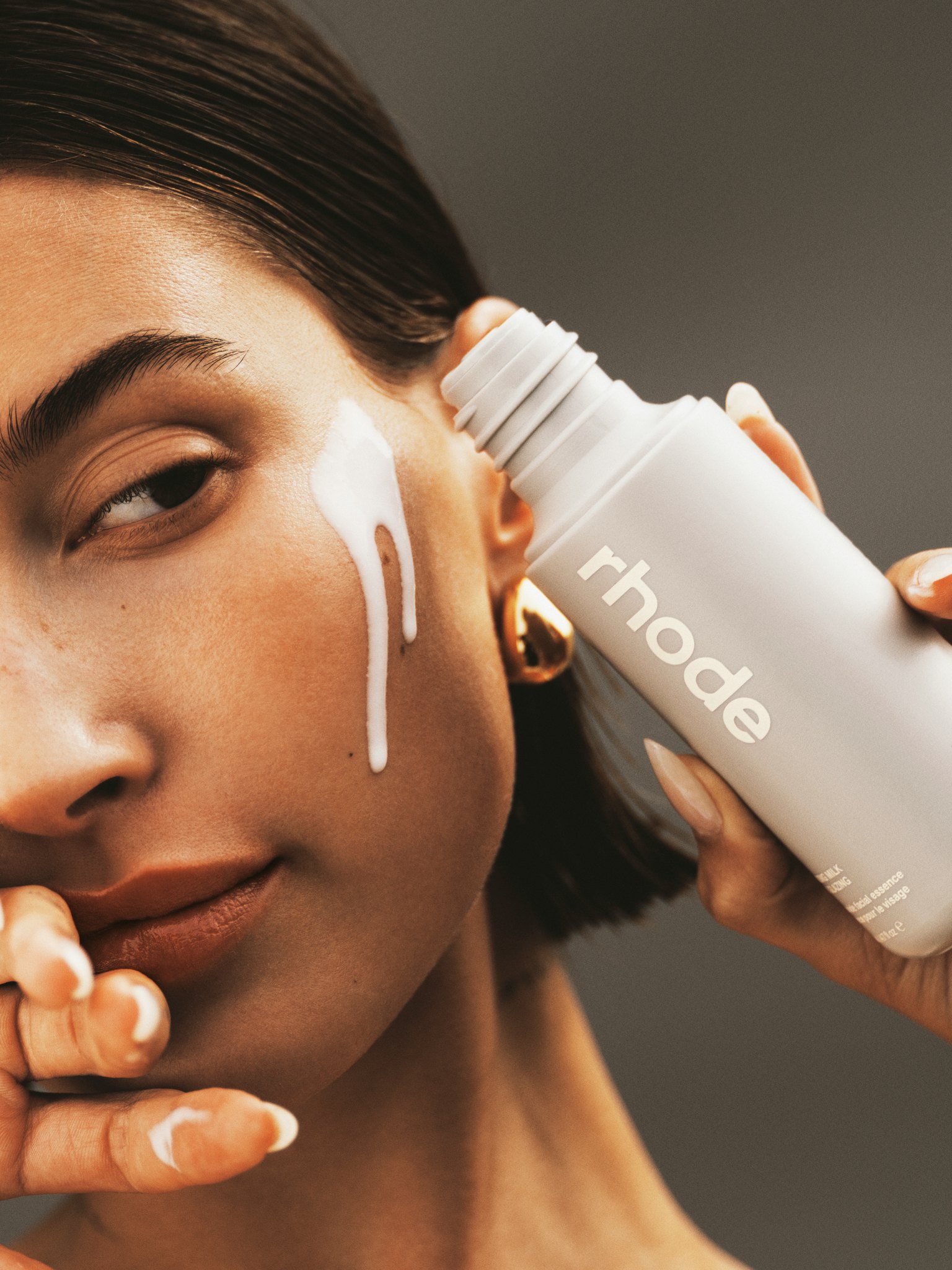 Rhode's New Glazing Milk Soaks Skin In A Ceramide-Rich Essence