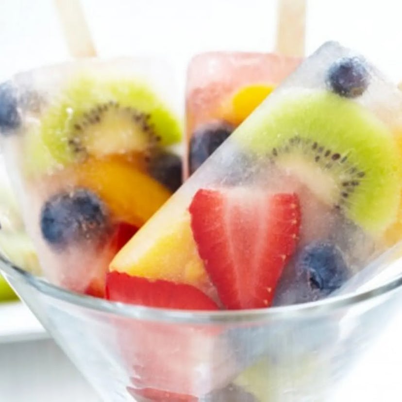 mixed fruit popsicle