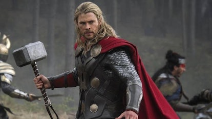 Chris Hemsworth as Thor. 