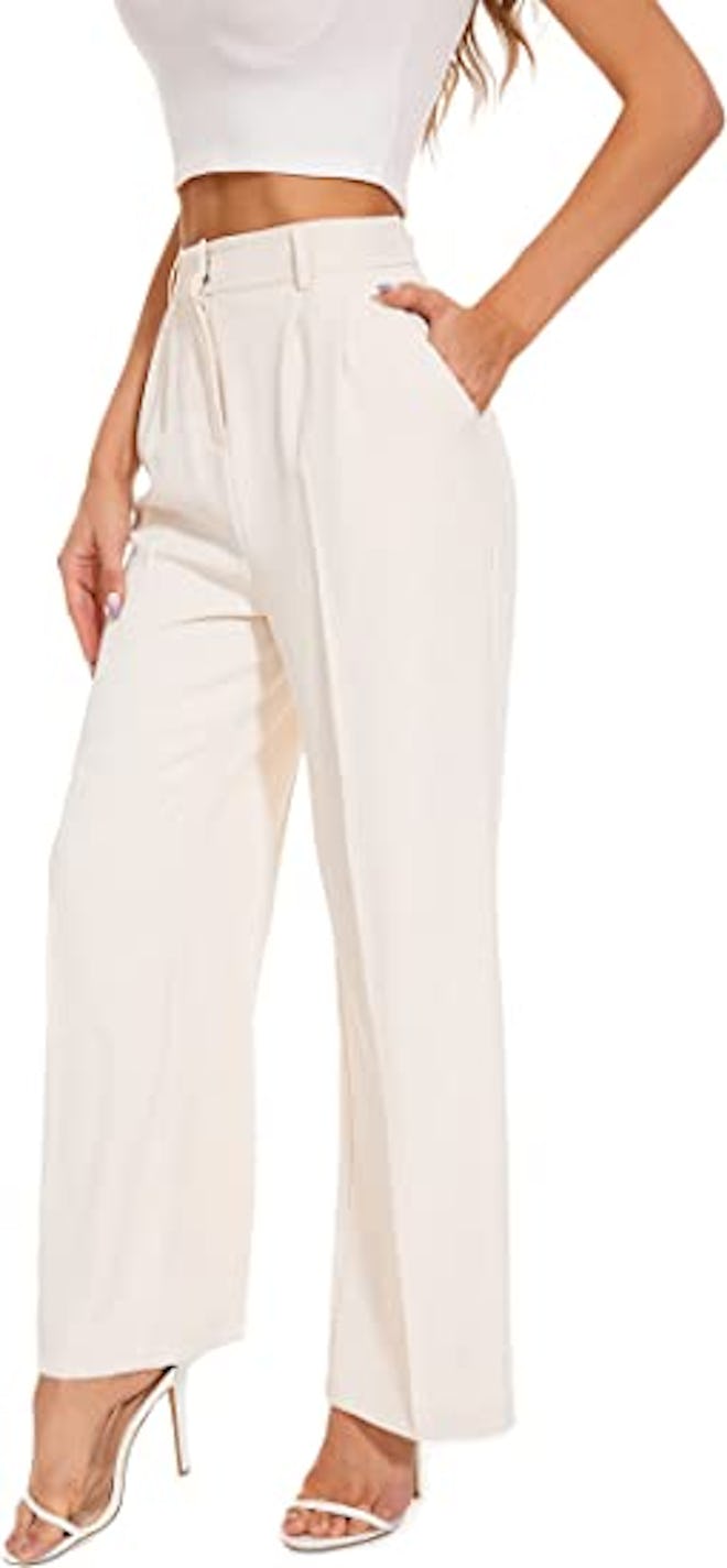 These wide leg pants are best-sellers on Amazon and have a loose fit that's supremely comfortable.